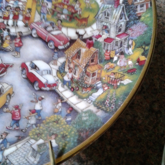 Franklin Mint Bill Bell Plate - Picture 3 of 4